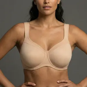 HSIA Alina Full Coverage Underwire Bra Plus Size Supportive Unlined Adjustable Strap Comfort Fit T-Shirt Style TikTokShopBlackFriday