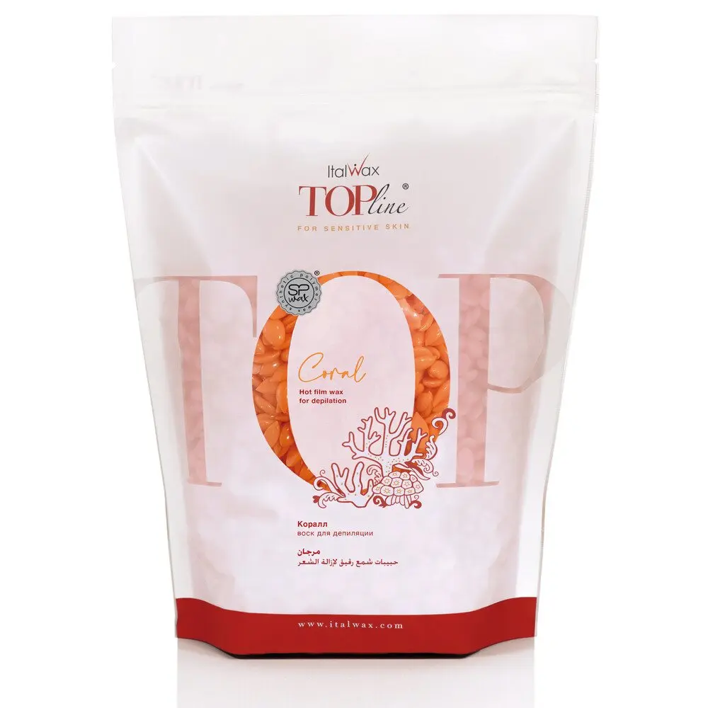 ItalWax Top Formula Coral – Synthetic Film Hard Wax Beads (1.65 lb)