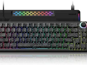 Womier M68HE PRO 65% Keyboard Rapid Trigger, Hall Effect Topographic Gaming Keyboard,Wired RGB Custom 8000 Hz Mechanical Keyboardith Magnetic Switch for Mac/Win