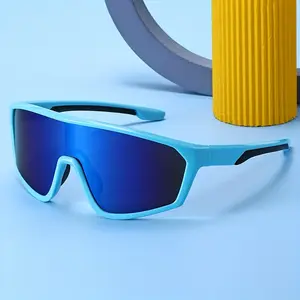 Y2K-Inspired Fashion Glasses for Boys & Girls - Non-Slip, Square Frame Mirrored Lens - Perfect for, Party - Ages 3-10