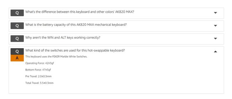 Ajazz AK820 Max Tri-Mode Mechanical Keyboard 2.4G Wireless Bluetooth USB-C 75% 82 Key Compact Layout 8000mAh Battery Hot-Swappable Gasket Mount PBT Keycaps RGB Backlit Metal Knob Fish Switch Grey Durable Keyboard Boyfriend Gift Valentine  keyboard