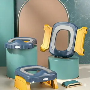 Portable foldable potty for children, suitable for both boys and girls, car emergency toilet seat, travel potty, toilet seat.