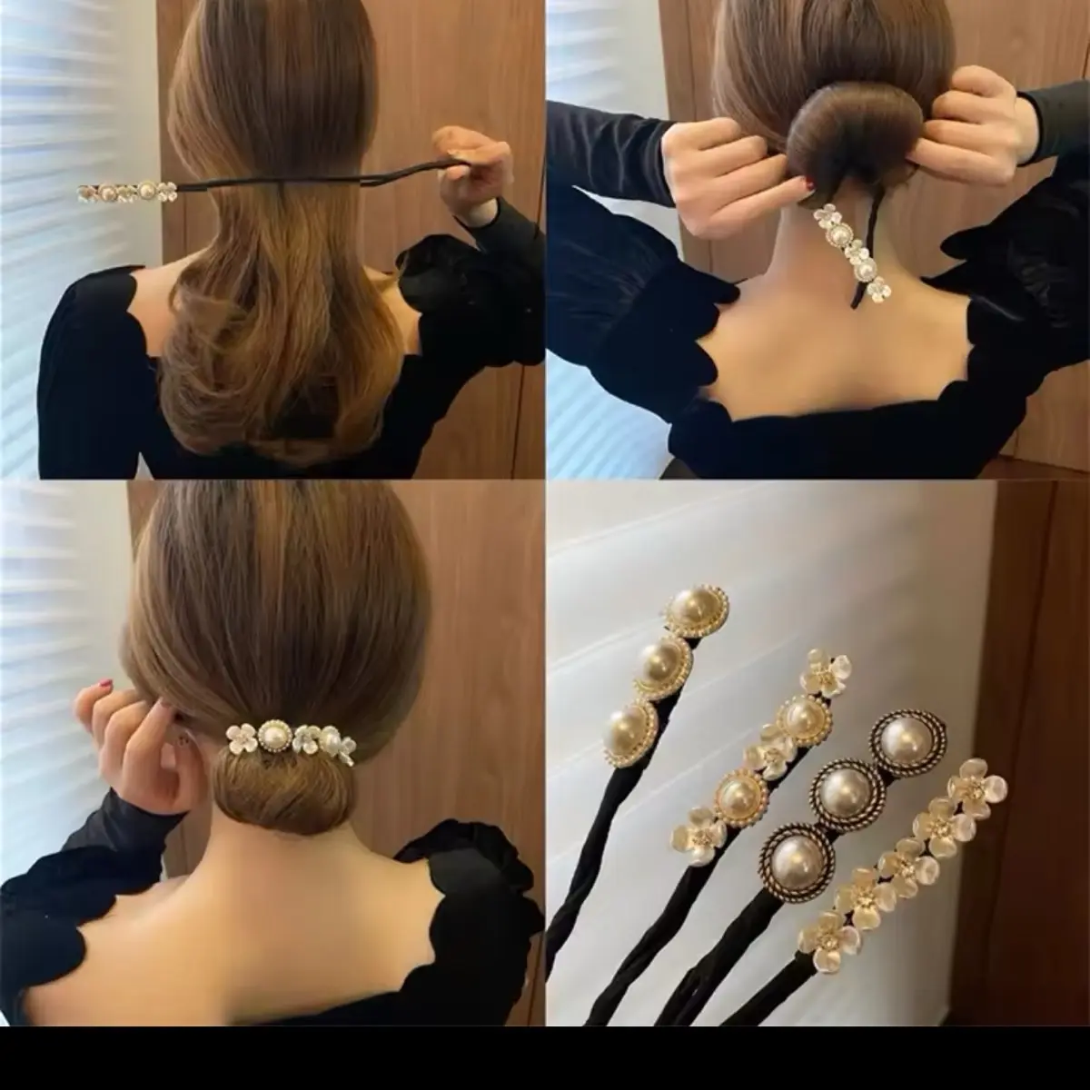 Women's Twist Headband for Quick and Easy Hairstyles - Bun Maker