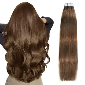 SUYYA 2026 New wigs human hair tape in Dark Brown hair extensions 12-28 inches,  20pcs/pack,comes with a free gift bundles #4