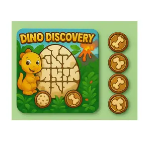 Dino Discovery – Tic-Tac-Toe Board Game