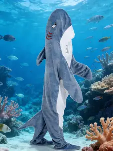 Dinosaur Cartoon Onesie Pajamas Flannel Sleepwear for Men Home and Outdoor Wear