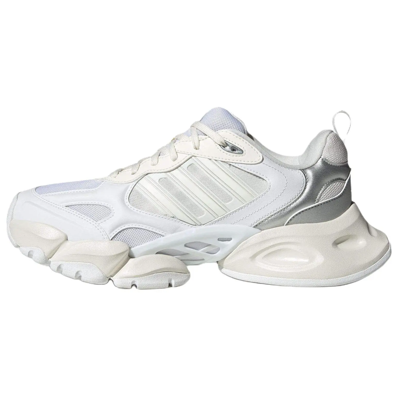 Adidas XLG Runner Sneakers in White - Retro Casual Style with Breathable Mesh and Boost Cushion for Everyday Wear, Multi-Size, Retro Look
