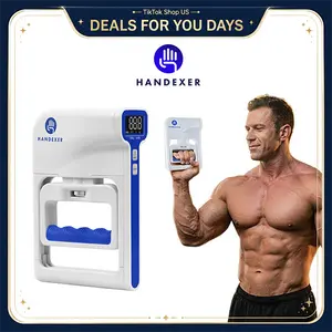 Handexer Digital Hand Dynamometer 265lb/120kg - Grip Strength Tester & Hand Grip Strengthener with LCD - Adjustable Hand Grip for Climbing, Rehab, Home Gym & TikTok Challenge, summerwins