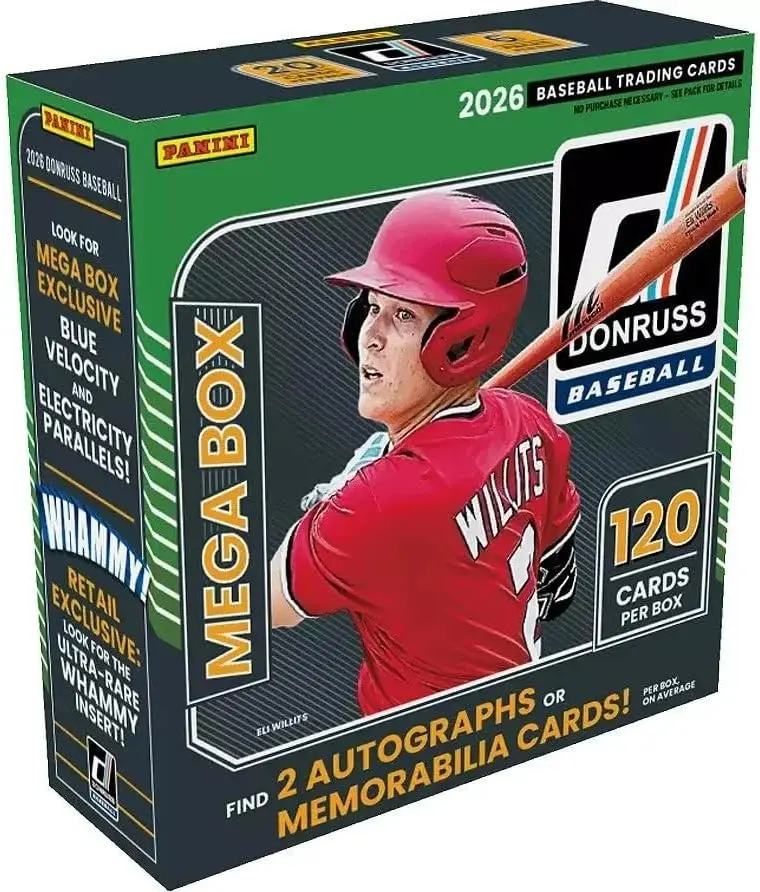 2026 Panini Donruss Baseball Retail Mega Box