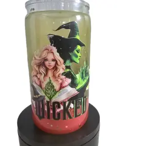 16oz Wicked Lava  Snow Globe Tumbler