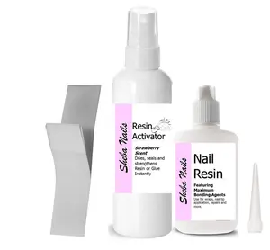 SHEBA NAILS Brush On Resin Fiberglass Nail Wrap Try Me Kit