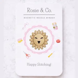 Happy Flower Gold Magnet Needle Minder