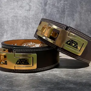 Relentless Lever Belt | Adjustable 13mm Leather Weightlifting Belt for Powerlifting, Squat & Deadlift