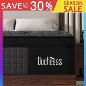 12/14 Inch Twin Full King Queen Mattress in a Box,  Hybrid Mattresses with Gel Memory Foam and Individually Pocket Innerspring Euro Top Medium Firm for Motion Isolation, Edge Support