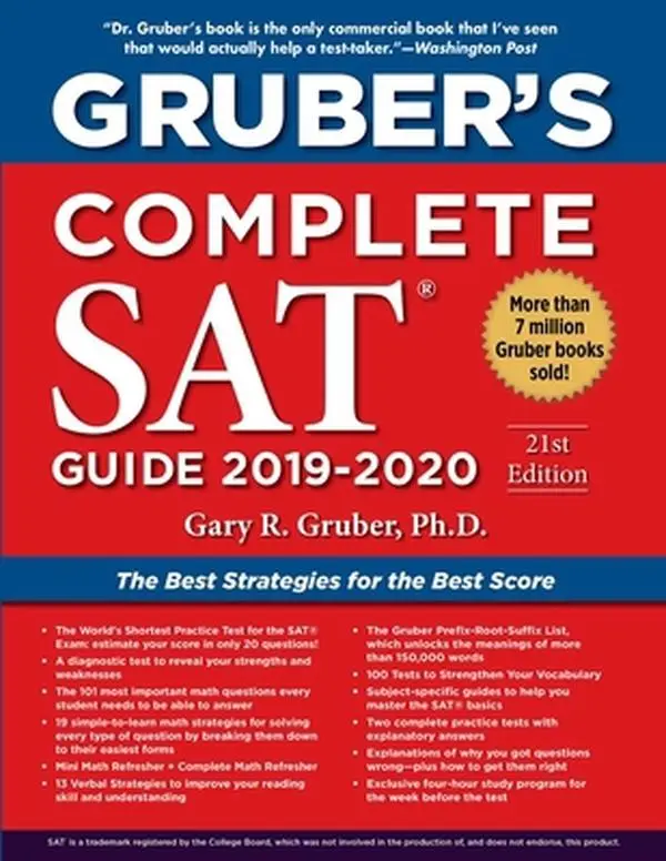 USED-Gruber's Complete SAT Guide 2019-2020 by Gruber, Gary (Paperback)