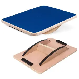 Towigic Balance Board Professional Wobble Board for Adults Anti-Slip 350LBS Balance Boards for Physical Therapy Standing Desk Core Strength Wooden Balance Board Rocker Board