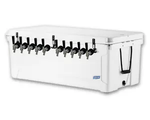 10-Tap Jockey Box, 210 Quart Roto, World's Largest Jockey Box