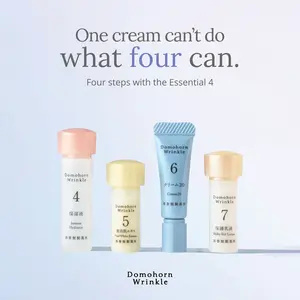 Domohorn Wrinkle Essential 4 Discovery Set - Hydrating & Replenishing Skincare Ritual Moisture Hydrate Moisturizing Daily