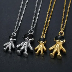 Ins-style Astronaut Necklace, Futuristic Vibe Versatile Clavicle Chain