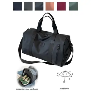 Short trip bag handbag large capacity multi-functional sports yoga bag dry and wet separation independent shoe compartment, tote bags for school, tote bag for work, essential for travel and outing