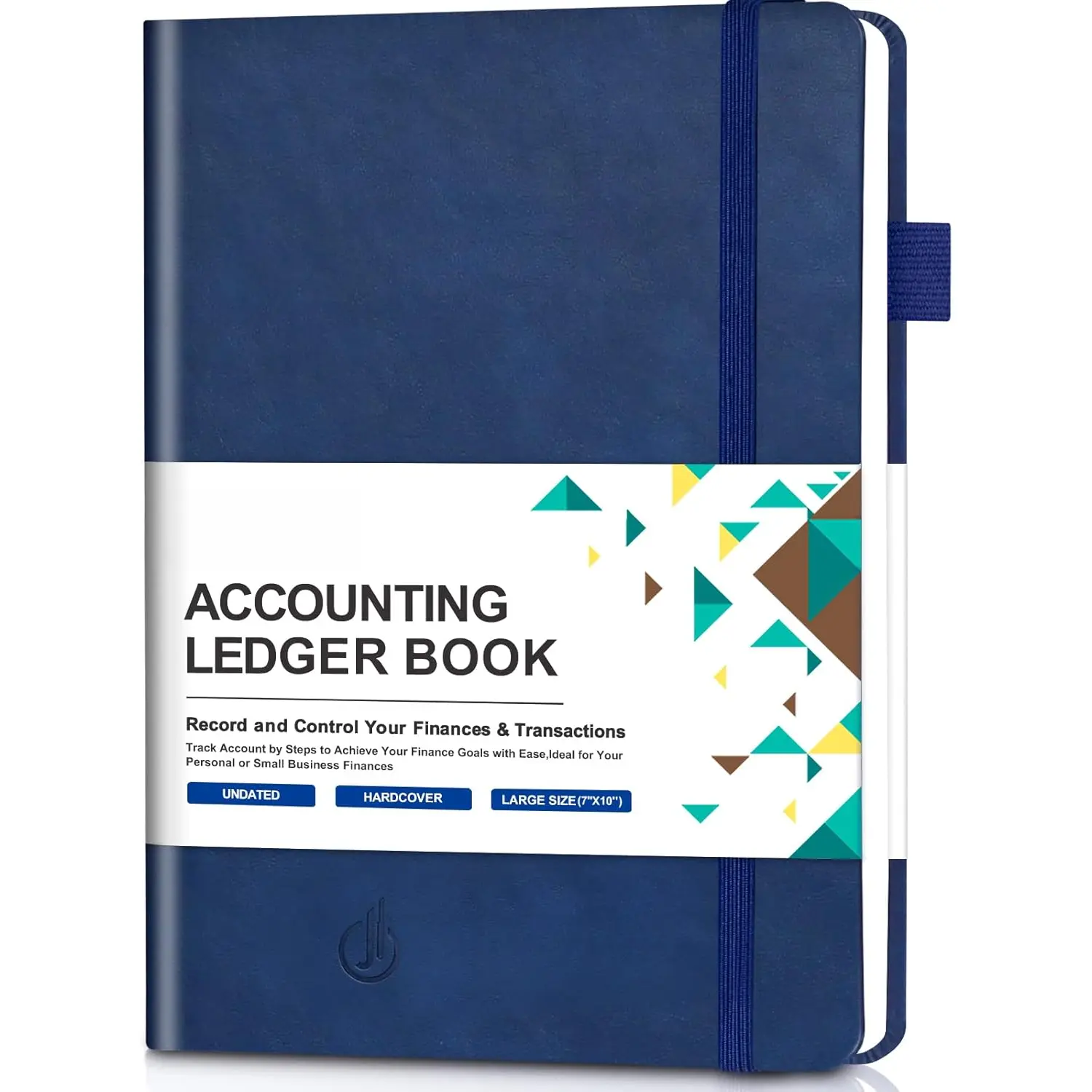 Hardcover Accounting Ledger Book (7x10?) -  Accounting Log for Small Business Bookkeeping & Personal Use - Account  Notebook Track Accounts, Deposit, Expense &  - Navy Blue