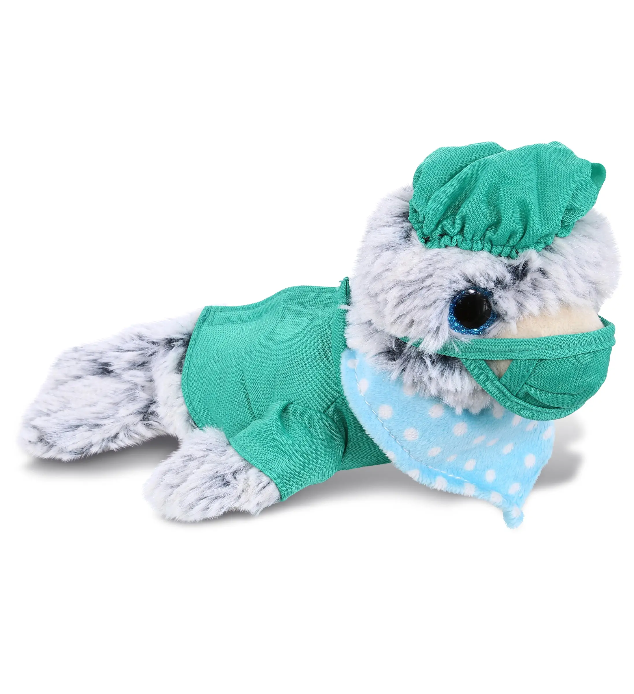 PLUSH DOCTOR - SUPER SOFT PLUSH - SEA LION, Polyester, Doctor Outfit, Pretend Play Toys