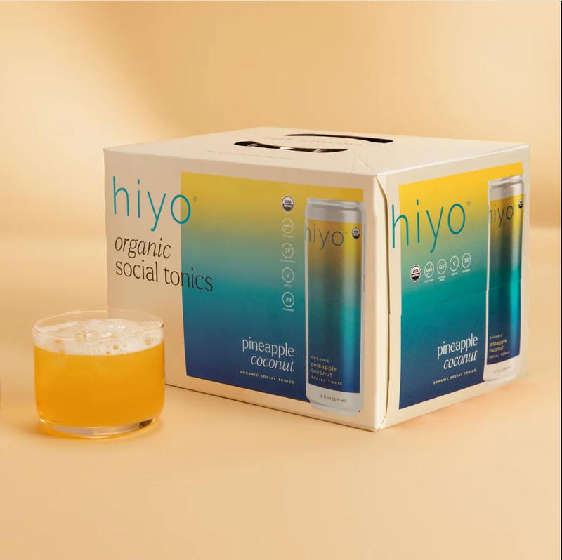 Hiyo Organic Social Tonic Variety Pack - 12 Bottles of Unique Flavors for Social Gatherings & Daily Enjoyment - US Beverage