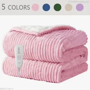 Electric Heated Blanket, 5 Heat Levels Electric Blanket with 3H Auto Shut-Off, Multifunctional Blanket, SHeating Blanket, oft Comfortable Warming Shawl for Home Office TravelFFLimitlessApparel3AB10TitanFix