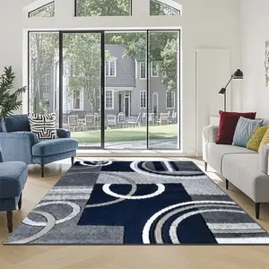 Velvet + Soft and Comfortable Modern Art Style Geometric Theme Pattern Printed Carpet, Home Decoration Carpet, Living Room Large Carpet Sofa Cushion Door Mat Coffee Table Mat Bedroom Carpet Bedside Carpet, Modern Abstract Rug