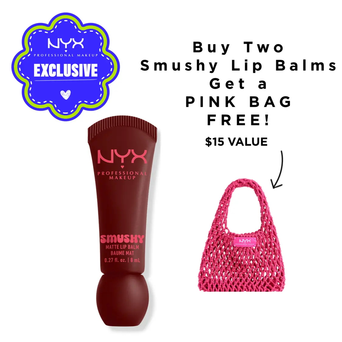 Smushy Matte Lip Balm, Soft-Matte, Buildable Blurring Pigment, Hydrating Lip Balm, NYX Professional Makeup Smushy Matte Lip Balm, Soft-Matte, Buildable Blurring Pigment, Hydrating Lip Balm, NYX Professional Makeup