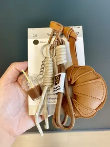 Autumn Winter Horn Korean Style Bag Charm, Woven Rope Bag Decoration, Fashion Accessory for Handbags, Unique Craftsmanship, All Seasons