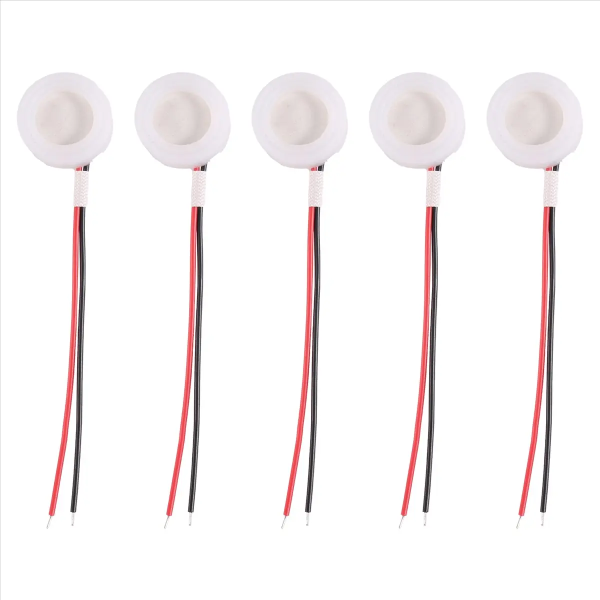 Motorcycle Handlebars & Grips Accessories Haian-16-1.7 Ultrasonic Mist Maker Transducers Parts Set, 5-Pcs 16mm 1.7MHz Plastic + Metal Humidifier Spray Heads (As Shown)