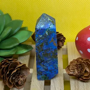 Azurite/Malachite Mini Tower for Home Decor