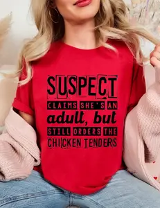 Suspect Claims Funny Unisex Softstyle T-shirt