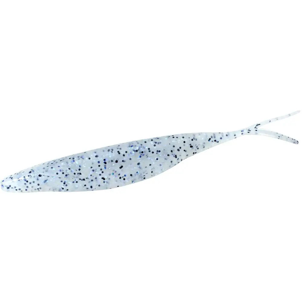 Salt-Infused Soft Jerkbait, 5 Inch Shad-Style Fish Shaped Lure with Dual Keel for Darting Action, 6 Pack