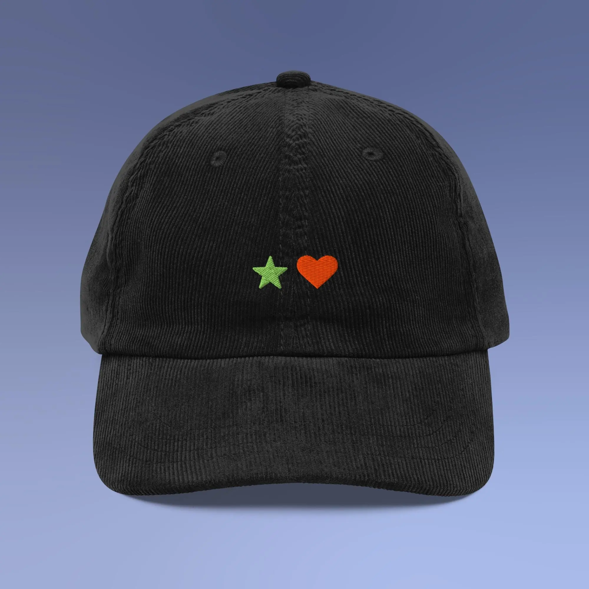 Letterboxd 1-Star + Heart corduroy hat