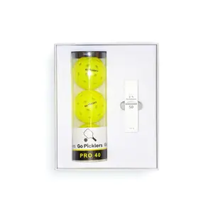 Go Picklers Pickleball Gifts for Women with Brush On Sunscreen and Pro 40 Pickleball Balls in Premium Gift Box