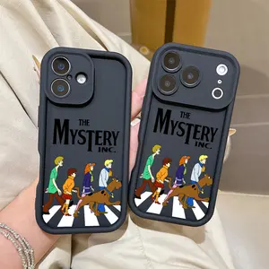 Scooby Doo cartoon Phone Case Suitable for iPhone 17 16e 16 15 14 13 12 11 Mini Pro Max Air X XR XSMAX 8 7 Plus Anti Fall Soft TPU Back Cover