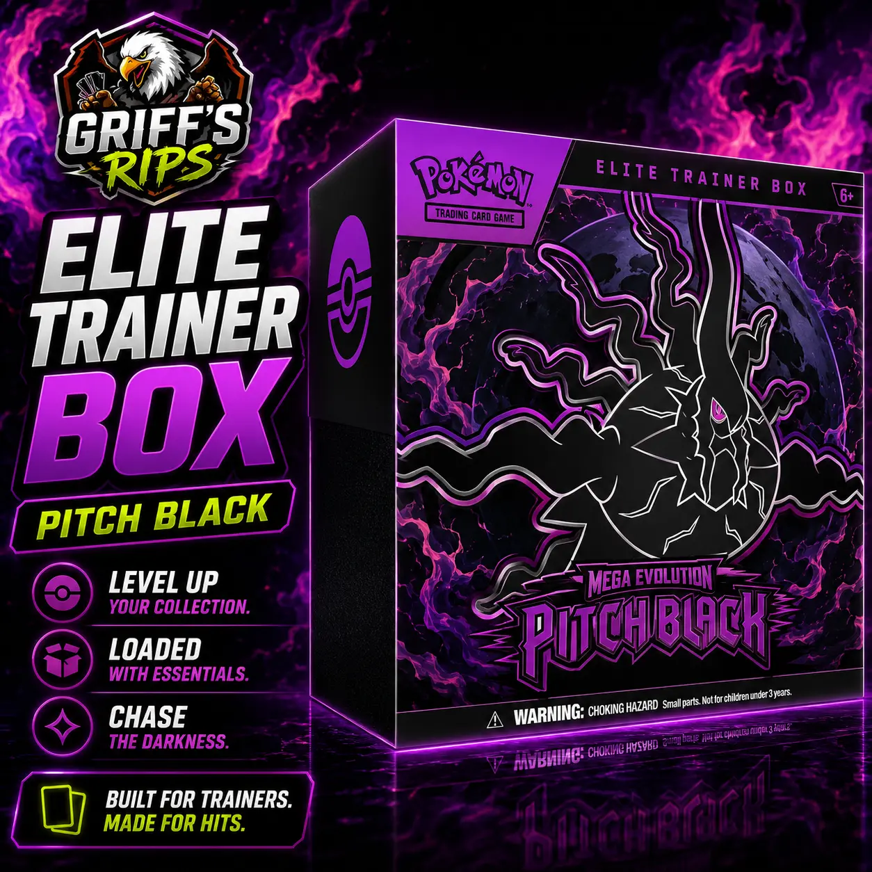 Pokémon TCG Pitch Black - 1 sealed Elite Trainer Box | Live Rip