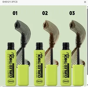 3PCS Mascara Set, Waterproof & Sweatproof, No Smudge, Natural Lengthening, Volumizing, Long-Lasting & Curling