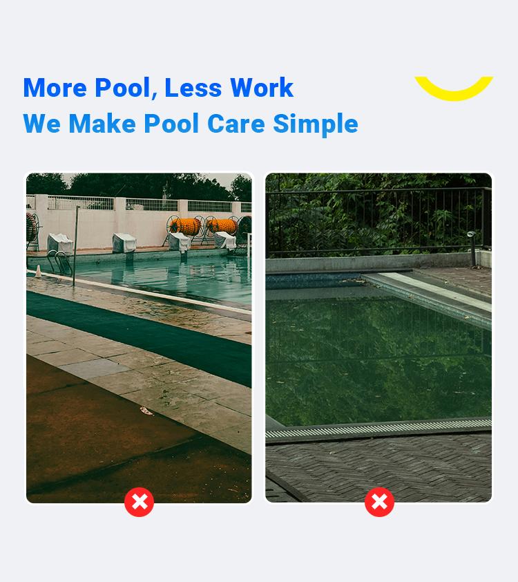 PROFELIZ Chlorine Tablets 3 Inch for Swimming Pools, Kills Bacteria and Stops Algae, Slow Dissolving,Exclusive Protective Packaging,Pool Chlorine Tablets,20lbs 4lbs