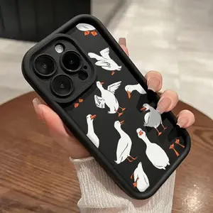 Goose Behavior TPU Shockproof Cellphone Case - Durable Dual-Layer Military-Grade Protection, Lightweight Slim-Fit Polycarbonate & Non-Slip Silicone Shell, Multi-Model Smartphone Accessory for iPhone 11,12,13,14,15,16,17 Pro Max Plus, Accessories