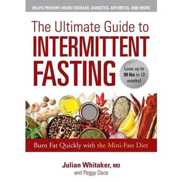 Used Healthy Intermittent Fasting Book - The Ultimate Guide to Burn Slim Quickly with the Mini-Fast Diet by Julian Whitaker (Paperback, English, Illustrated Guide, Helps Prevent Heart Disease)