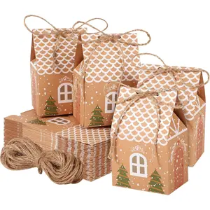 36-Piece Mini Christmas Party Gift Box & Gift Bag Set Compact Gift Boxes for Christmas Treats, Party Favors, and Stocking Stuffers
