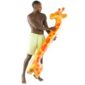 5 FT GIANT GIRAFFE Inflatable Noodle Swimming Pool Float Raft Toy - BigMouth Inc