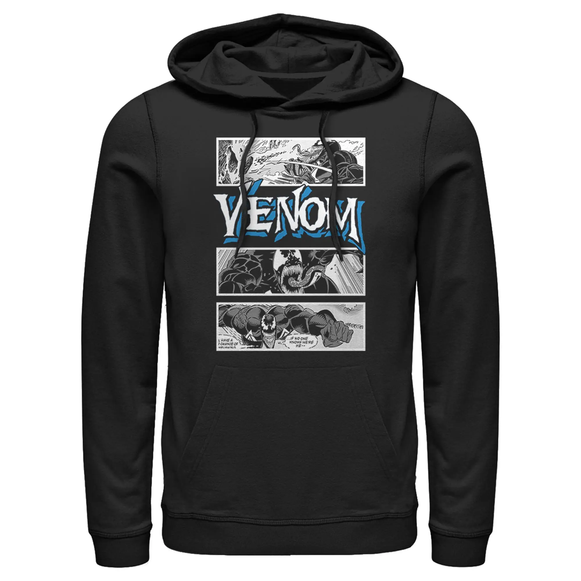Men's Marvel Venom Comic Panels Pull Over Hoodie