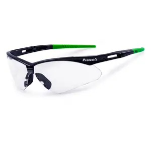 ProtectX Premium Safety Glasses for Men & Women Trendy Style Safety Sunglasses with Anti-Fog Scratch Resistant Lenses, Non-Slip Grips, ANSI Z87.1