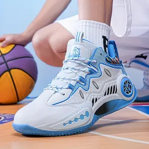 Men's Trendy Basketball Shoes - Non Slip Shock Absorption Durable Sneakers For Outdoor Training Running Competition