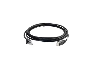 C2G 01102 Cat6 Slim Cable - Snagless Unshielded Slim Ethernet Network Patch Cable, Black (3 Feet, 0.91 Meters)