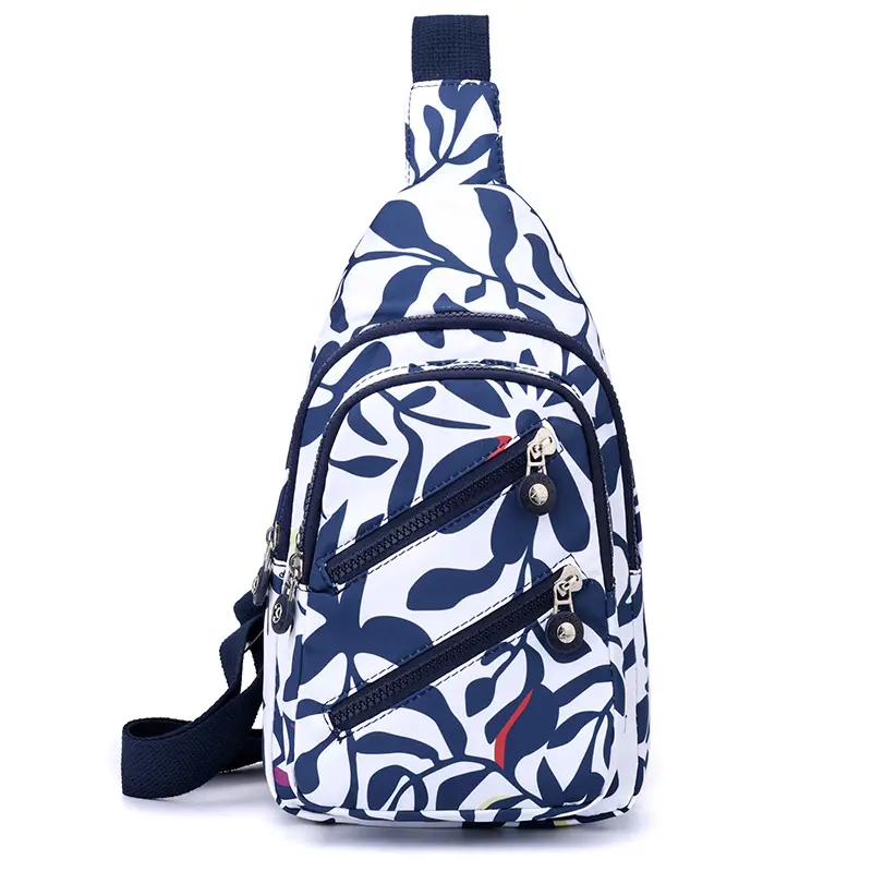 Blue patterns on white background